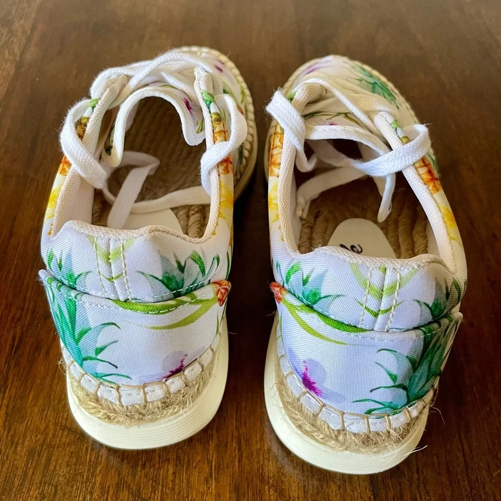 Free People Espadrille Jackson Sneakers Size: 6 US (36 UK) Floral Tropical Print - Picture 5 of 7